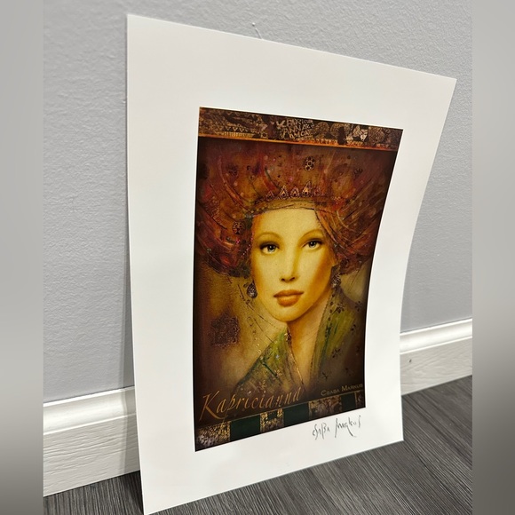Csaba Markus 8x10 print of painting with authenticity letter - new + never used - Picture 2 of 6